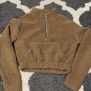 Teddy Cropped Pullover